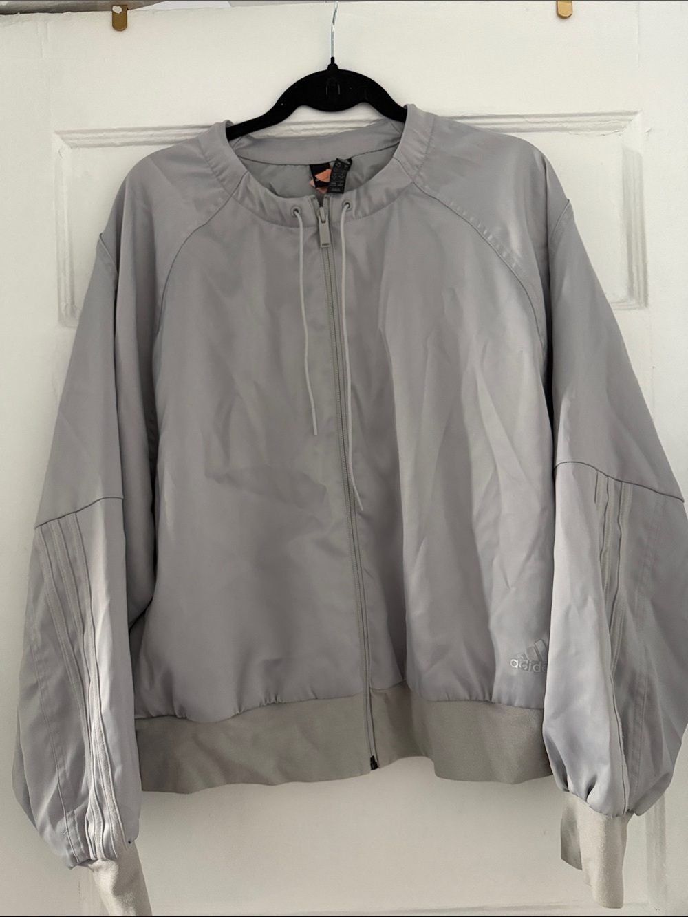 adidas Light Gray Women's Bomber Jacket